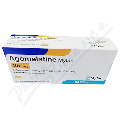Agomelatine Mylan 25mg tbl.flm. 84