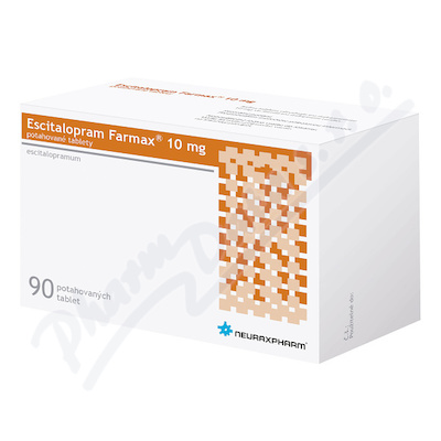 Escitalopram Farmax 10mg tbl.flm.90