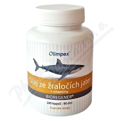 OLIMPEX Olej ze žraločích jater+vitamíny cps.180