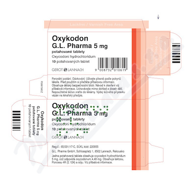 Oxykodon G.L.Pharma 5mg tbl.flm.10