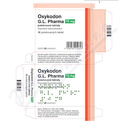 Oxykodon G.L.Pharma 10mg tbl.flm.10