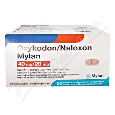 Oxykodon/Naloxon Mylan 40mg/20mg tbl.pro.60