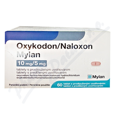Oxykodon/Naloxon Mylan 10mg/5mg tbl.pro.60