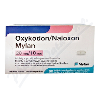 Oxykodon/Naloxon Mylan 20mg/10mg tbl.pro.60
