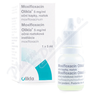 Moxifloxacin Olikla 5mg/ml oph.gtt.sol.1x5ml