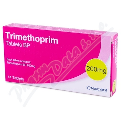 Trimethoprim tablets BP 200mg tbl.nob.14x200mg