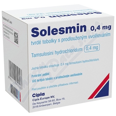 Solesmin 0.4mg cps.pro.100