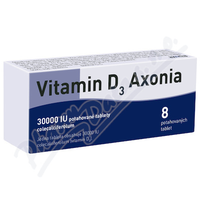 Vitamin D3 Axonia 30000IU tbl.flm.8