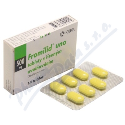 Fromilid Uno por.tbl.ret.14x500mg