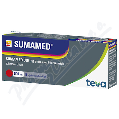 Sumamed 500mg Infuze inf.plv.sol.5x500mg