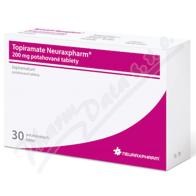 Topiramate Neuraxpharm 200mg tbl.flm.30