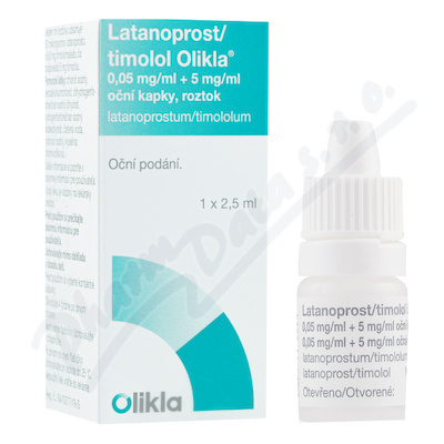 Latanoprost/timolol Olikla oph.gtt.1x2.5ml