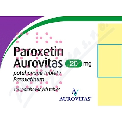 Paroxetin Aurovitas 20mg tbl.flm.100x20mg II