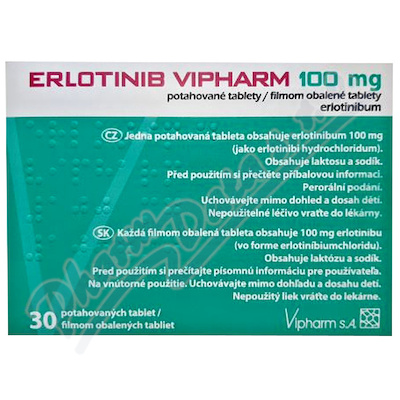 Erlotinib Vipharm 100mg tbl.flm.30