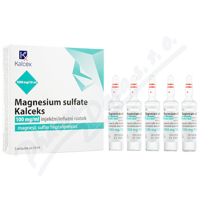 Magnesium sulfate Kalceks 100mg/ml inj.sol.5x10ml