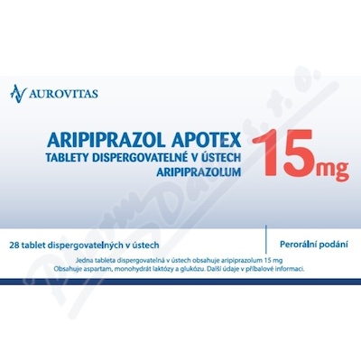 Aripiprazol Apotex 15mg por.tbl.dis.28x1 II