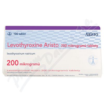 Levothyroxine Aristo 200mcg tbl.nob.100