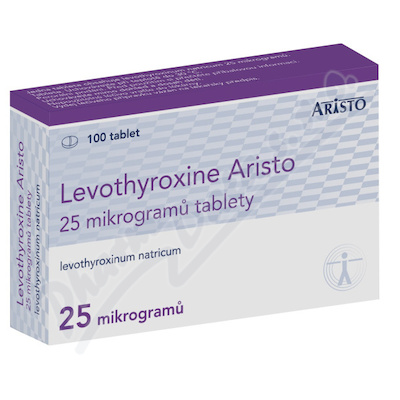 Levothyroxine Aristo 25mcg tbl.nob.100