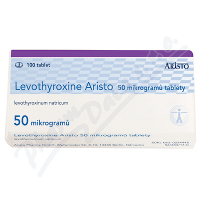 Levothyroxine Aristo 50mcg tbl.nob.100