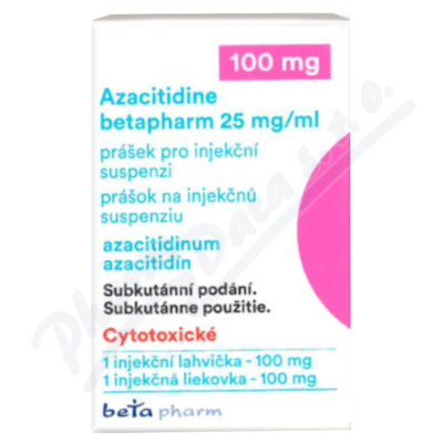 Azacitidine Betapharm 25mg/ml inj.plv.sus.1x100mg