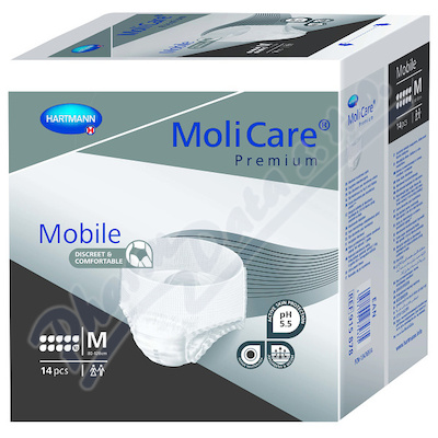Inkontinenční kalhotky MOLICARE Mobile 10 kapek M (14ks/balení)