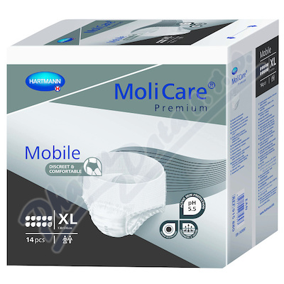 Inkontinenční kalhotky MOLICARE Mobile 10 kapek XL (14ks/balení)