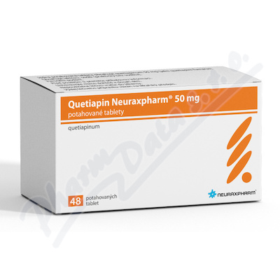 Quetiapin Neuraxpharm 50mg tbl.flm.48