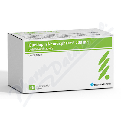Quetiapin Neuraxpharm 200mg tbl.flm.48