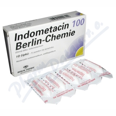 Indometacin Berlin-Chemie 100mg sup.10x100mg