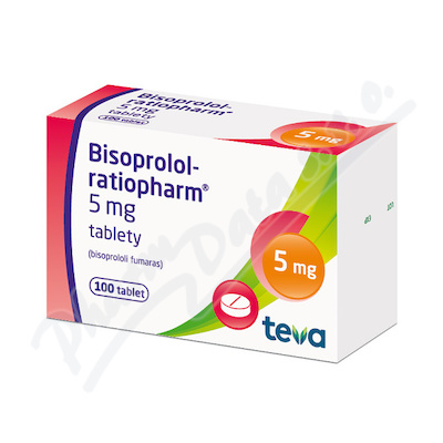 Bisoprolol-Ratiopharm 5mg por.tbl.nob.100x5mg