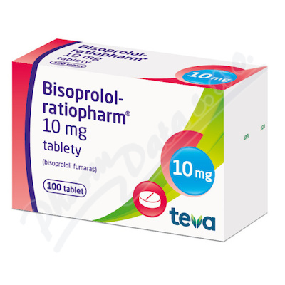 Bisoprolol-Ratiopharm 10mg por.tbl.nob.100x10mg