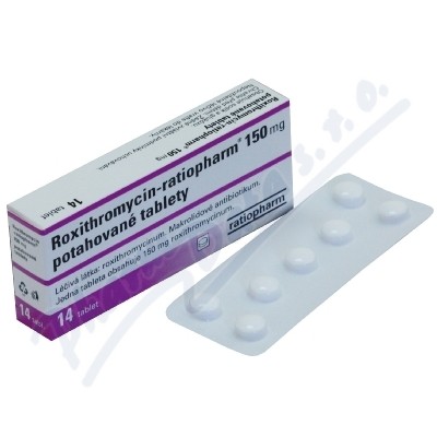 Roxithromycin Ratiopharm 150mg por.tbl.flm.14x150m