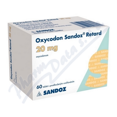 Oxycodon Sandoz Retard 20mg por.tbl.pro.60x20mg