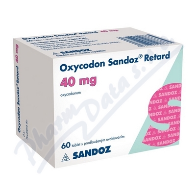 Oxycodon Sandoz Retard 40mg por.tbl.pro.60x40mg
