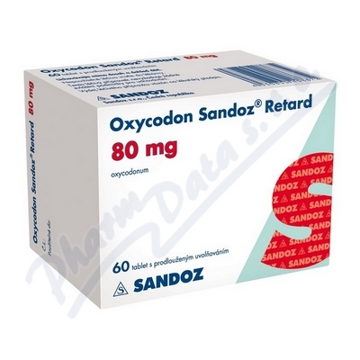 Oxycodon Sandoz Retard 80mg por.tbl.pro.60x80mg