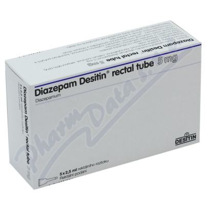 Diazepam Desitin rectal tube 5mg rct.sol.5x2.5ml