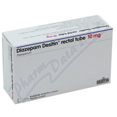 Diazepam Desitin rectal tube 10mg rct.sol.5x2.5ml