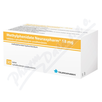 Methylphenidate Neuraxpharm 18mg tbl.pro.30