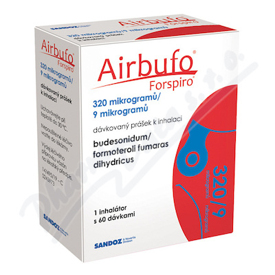 Airbufo Forspiro 320mcg/9mcg inh.plv.dos.1x60dáv