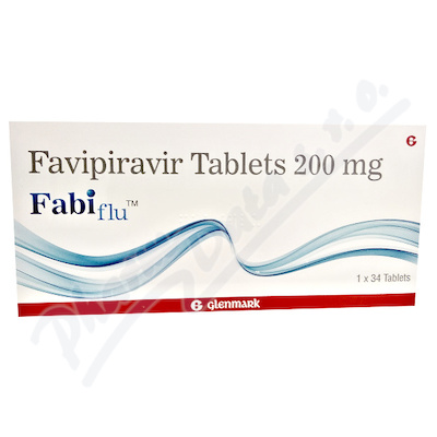 Fabiflu Favipiravir tablets 200mg tbl.flm.34