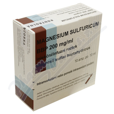 Magnesium Sulfuricum BBP 200mg/ml inj.sol.10x10ml