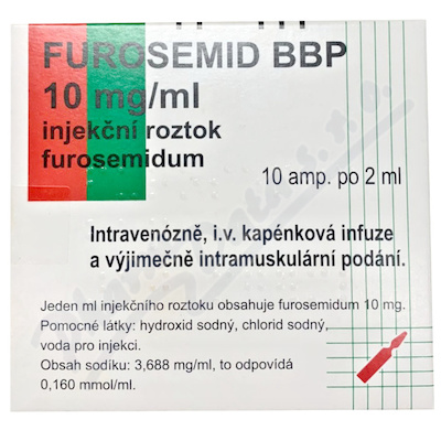 Furosemid BBP 10mg/ml inj.sol.10x2ml