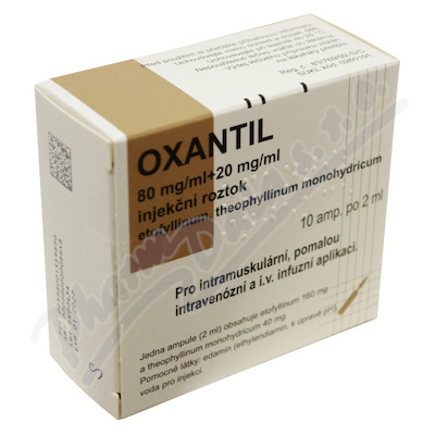 Oxantil 80mg/ml + 20mg/ml inj.sol.10x2ml