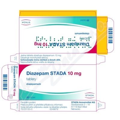 Diazepam STADA 10mg tbl.nob.20