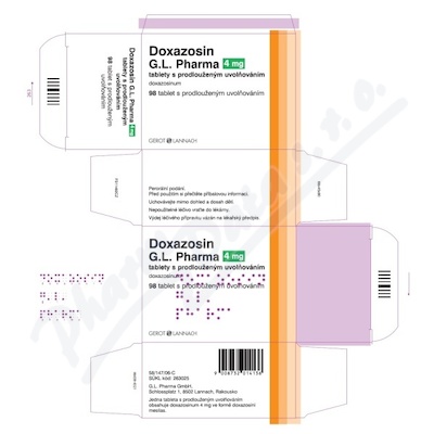 Doxazosin G.L. Pharma 4mg tbl.pro.98