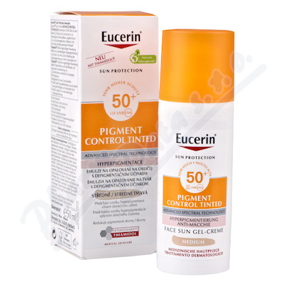 EUCERIN SUN PigmentControlTinted SPF50+ tmavá 50ml