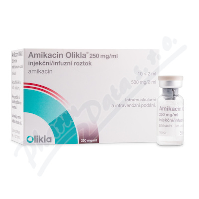 Amikacin Olikla 250mg/ml inj/inf sol.10x2ml