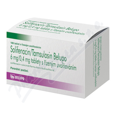 Solifenacin/Tamsulosin Belupo 6mg/0.4mg tbl.100