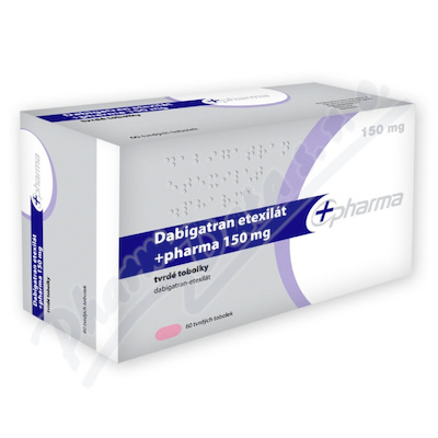 Dabigatran etexilát +pharma 150mg cps.dur.60