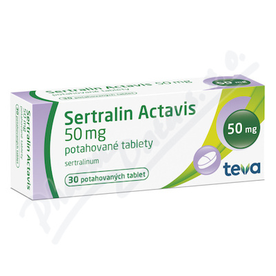 Sertralin Actavis 50mg tbl.flm.30